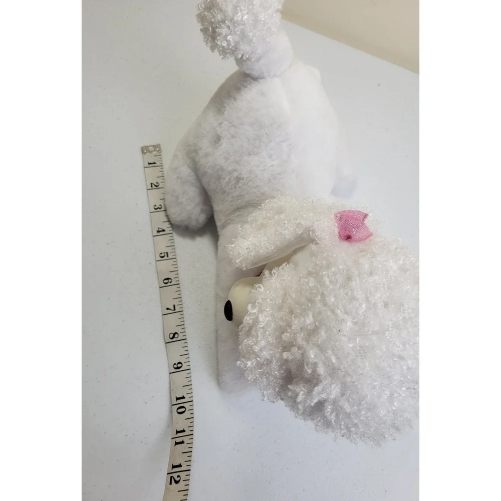Puppy Surprise Poodle Plush Toy 2017 no babies Stuffed Animal Dog White Pink 12